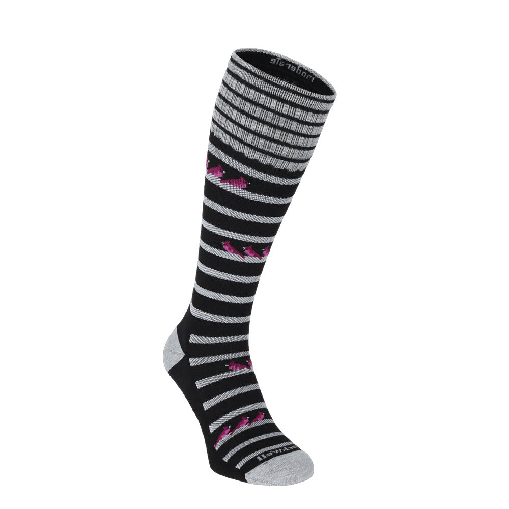 SOCKWELL CARDINALS KNEE HIGH COMPRESSION SOCKS BLACK 15-20MMHG - WOMENS