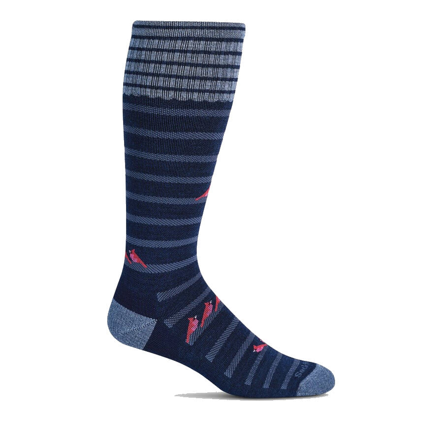 SOCKWELL CARDINALS KNEE HIGH COMPRESSION SOCKS NAVY 15-20MMHG - WOMENS