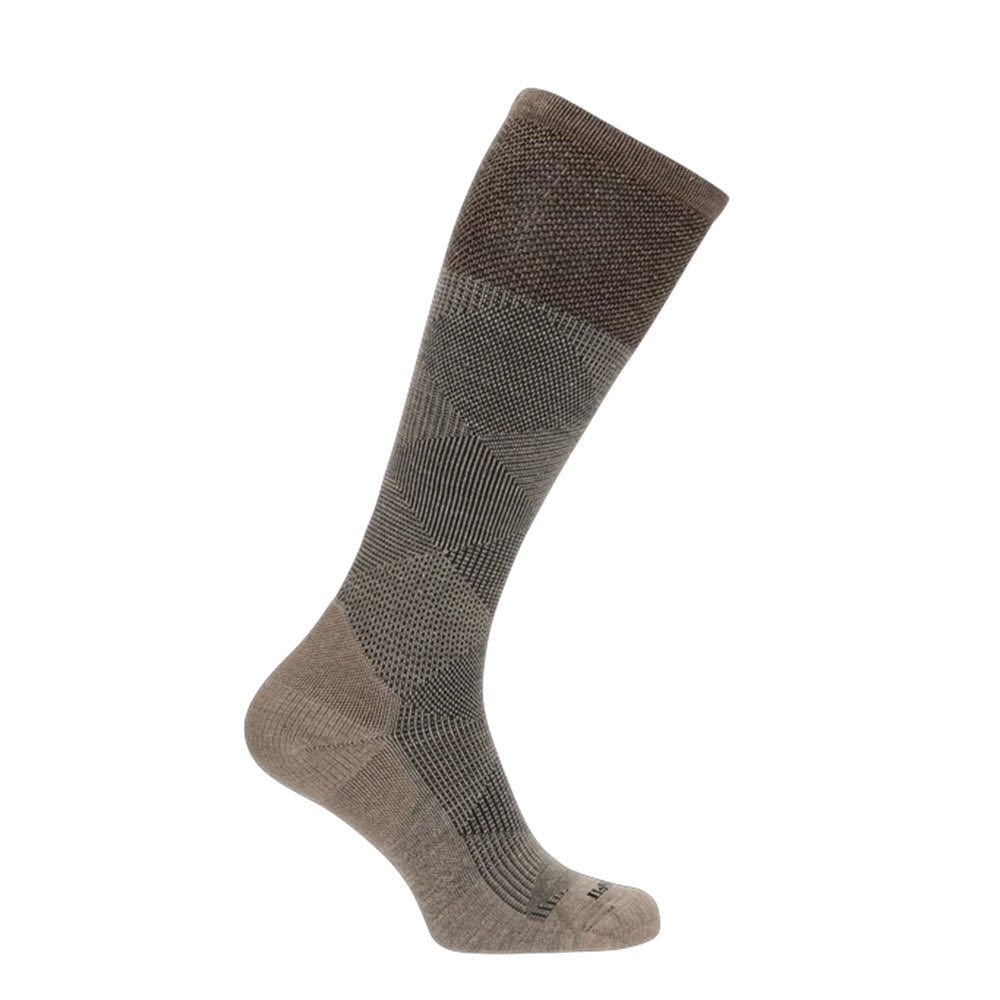 SOCKWELL DIAMOND DANDY KNEE HIGH COMPRESSION SOCKS KHAKI 15-20 MMHG - MENS