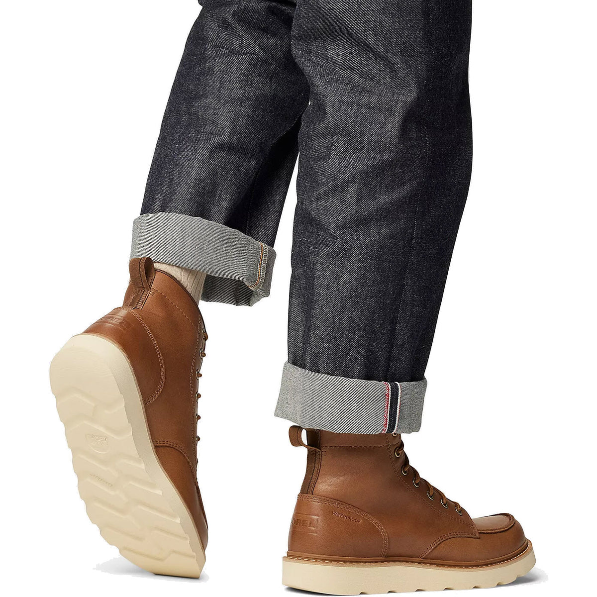 SOREL SLABTOWN 62 MOC WP BOOT RUSTIC BROWN - MENS