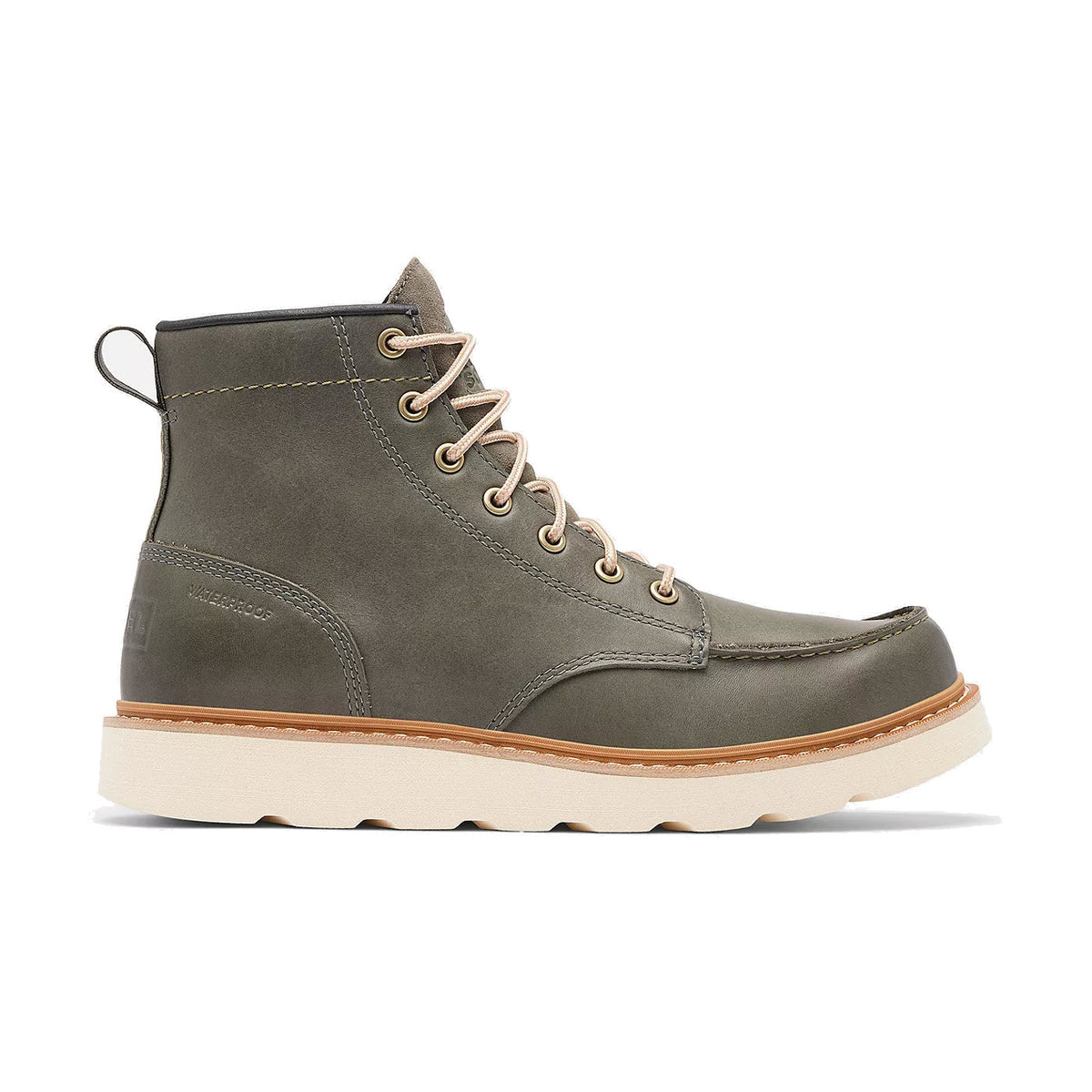 SOREL SLABTOWN 62 MOC WATERPROOF BOOT ALPINE TUNDRA TAWNY BUFF - MENS