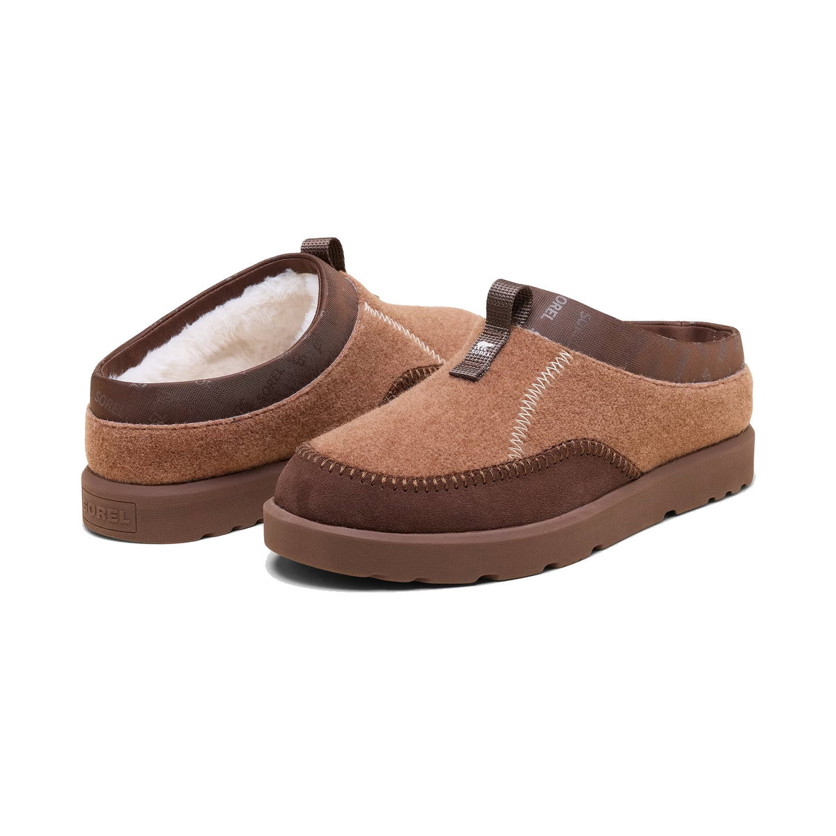 SOREL BYWAYS MULE SLIPPER VELVET TAN TOBACCO - MENS