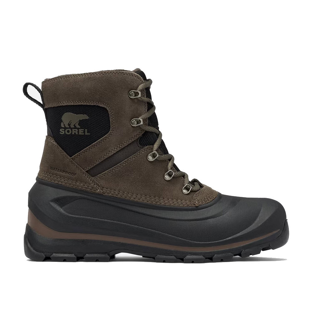 SOREL BUXTON LACE BOOT WATERPROOF INSULATED MAJOR BLACK - MENS