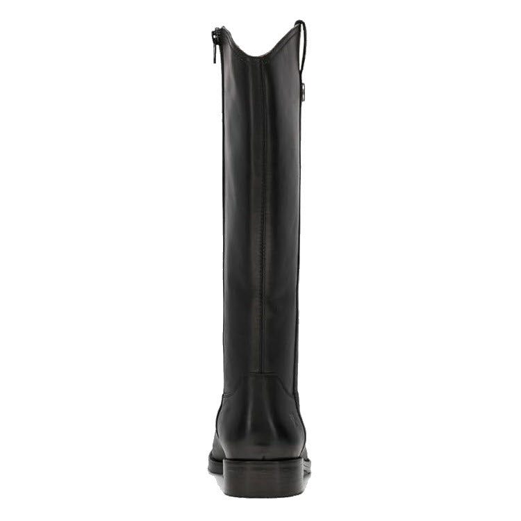 FRYE MELISSA BUTTON TALL INSIDE ZIP BLACK - WOMENS