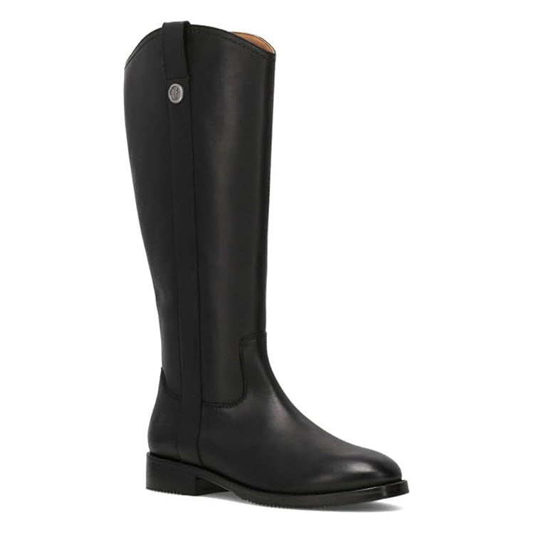 FRYE MELISSA BUTTON TALL INSIDE ZIP BLACK - WOMENS