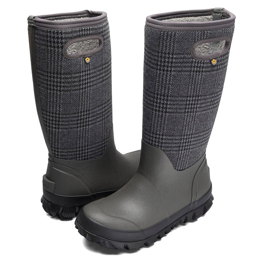 BOGS WHITEOUT PLAID CEMENT MULTI - WOMENS