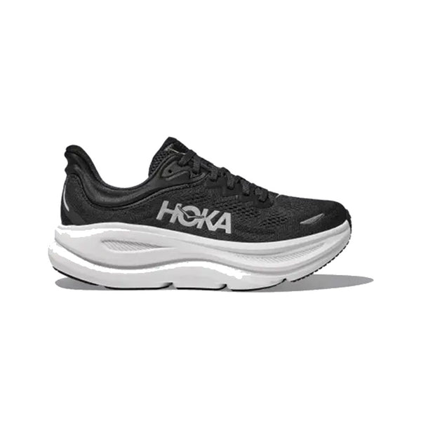 HOKA BONDI 9 BLACK/WHITE - MENS - Lamey Wellehan Shoes