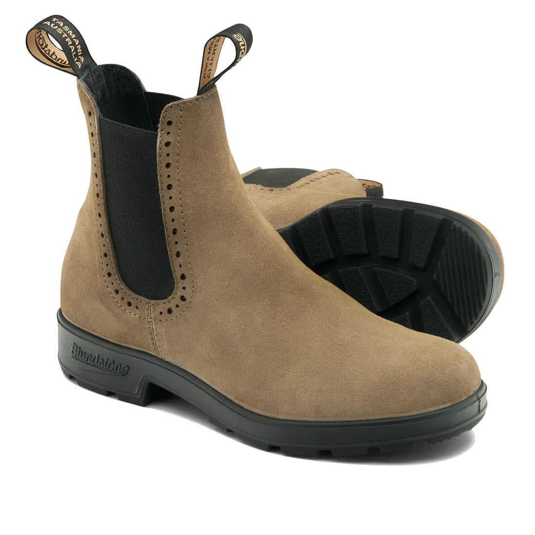 BLUNDSTONE 2516 HIGH TOP DARK MUSHROOM SUEDE - WOMENS