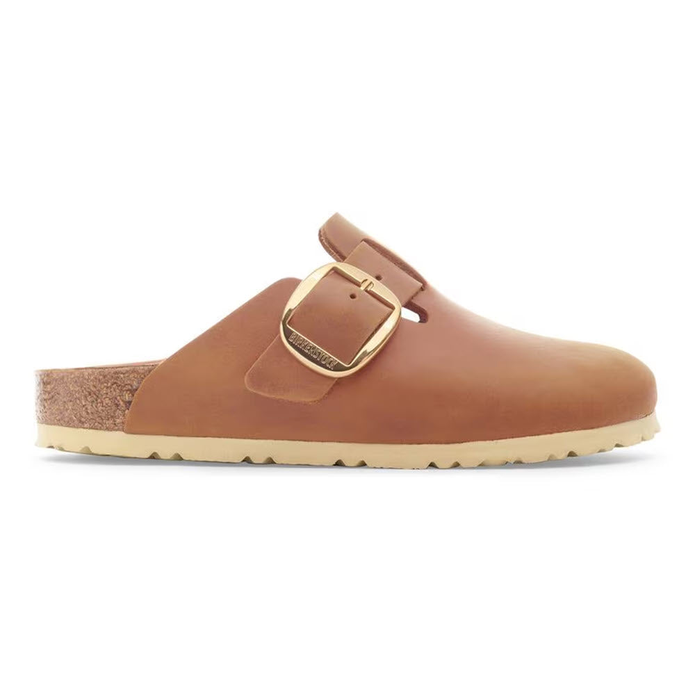BIRKENSTOCK BOSTON BIG BUCKLE COGNAC - WOMENS - Lamey Wellehan Shoes
