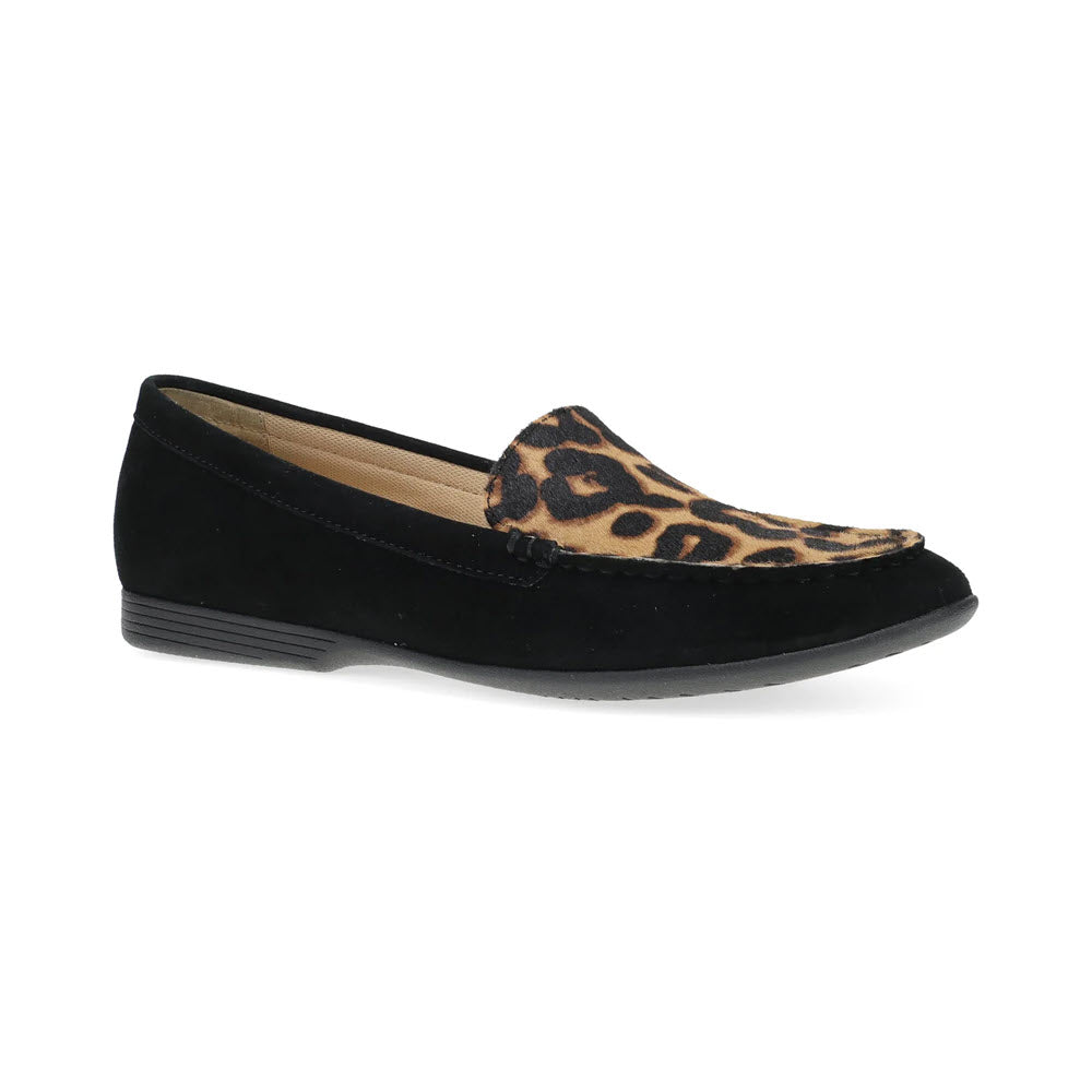 DANSKO LORRI BLACK/LEOPARD - WOMENS