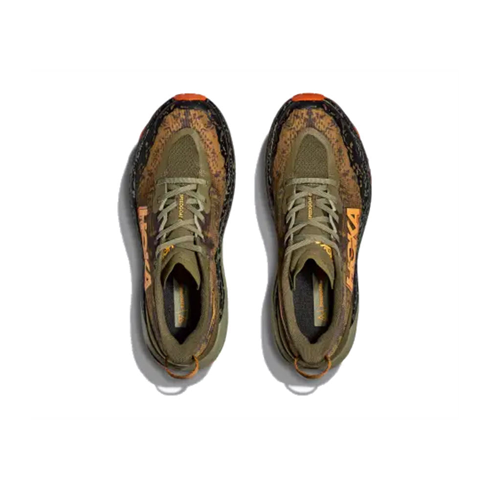HOKA SPEEDGOAT 6 ANTIQUE OLIVE/SQUASH - MENS - Lamey Wellehan Shoes
