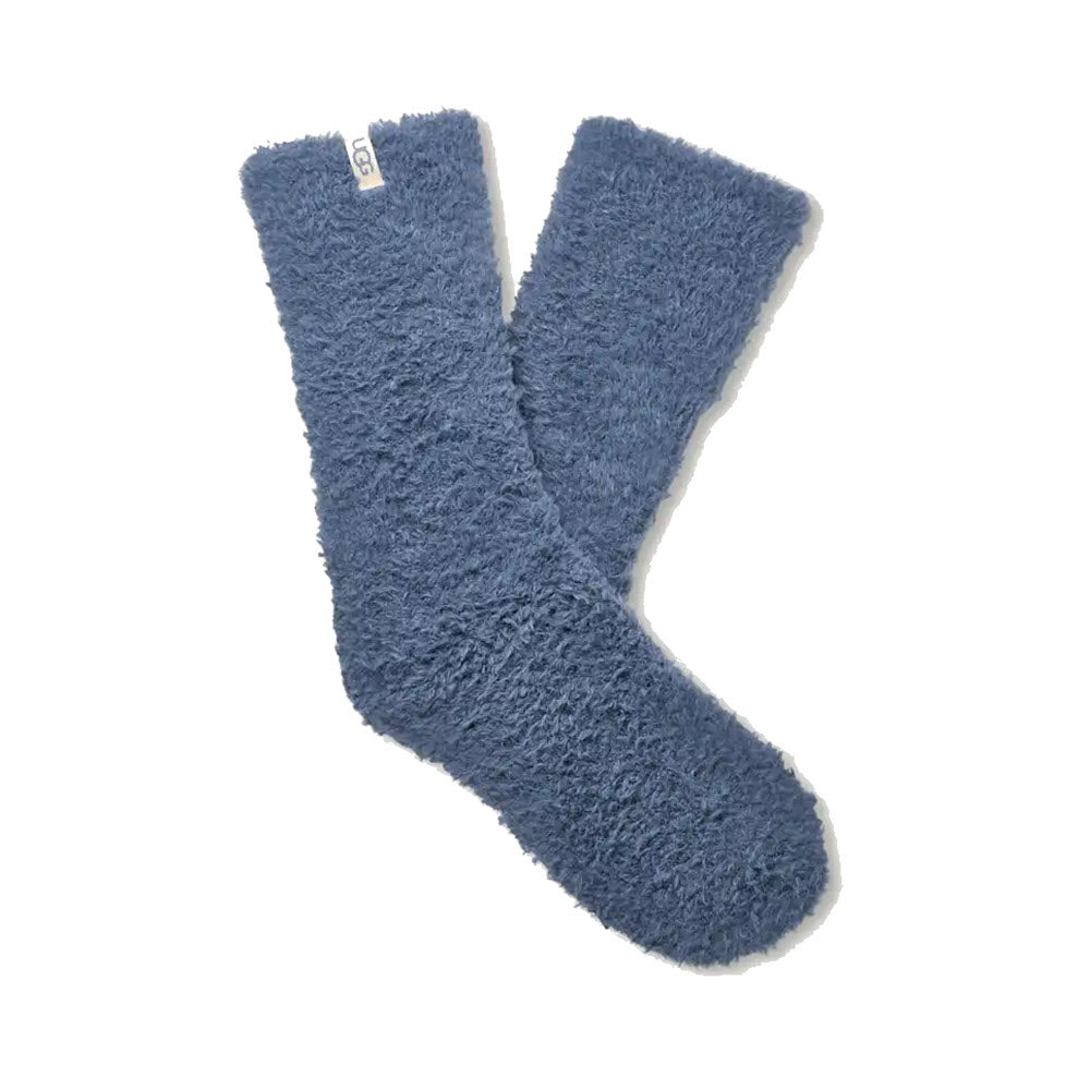 UGG TEDDI COZY CREW SOCKS DART BLUE - WOMENS