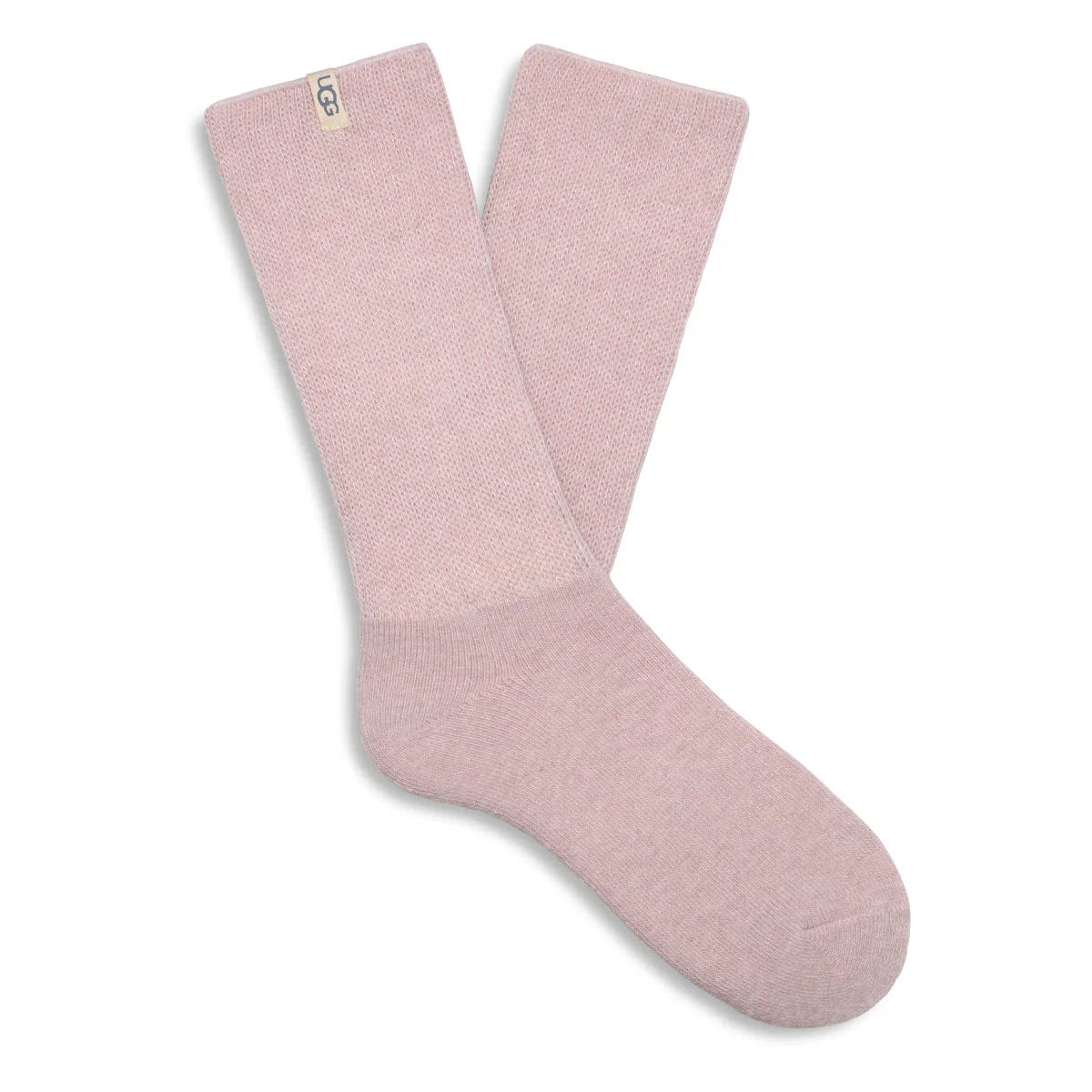 UGG SHEALY COZY CREW SOCKS DUSK PINK - WOMENS