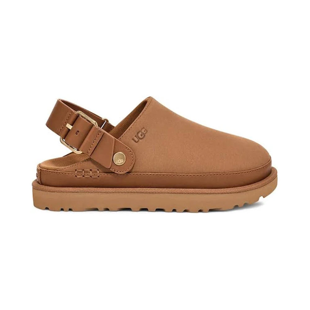 UGG GOLDENSTAR VILLA CLOG CHESTNUT - WOMENS
