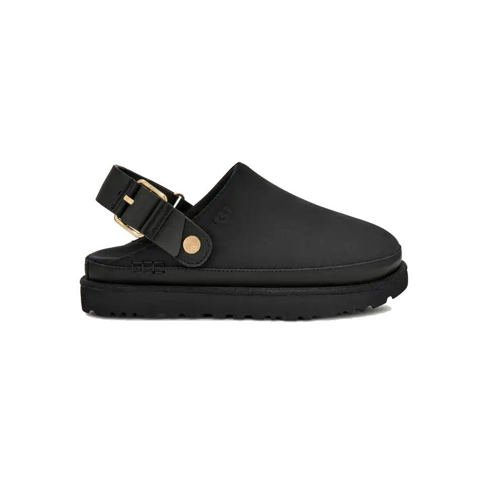UGG GOLDENSTAR VILLA CLOG BLACK - WOMENS