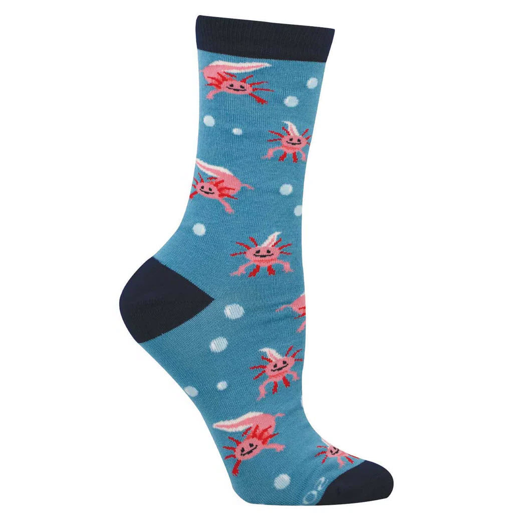 SOCKSMITH A LOTTA AXOLOTLSCREW SOSCKS BLUE - WOMENS
