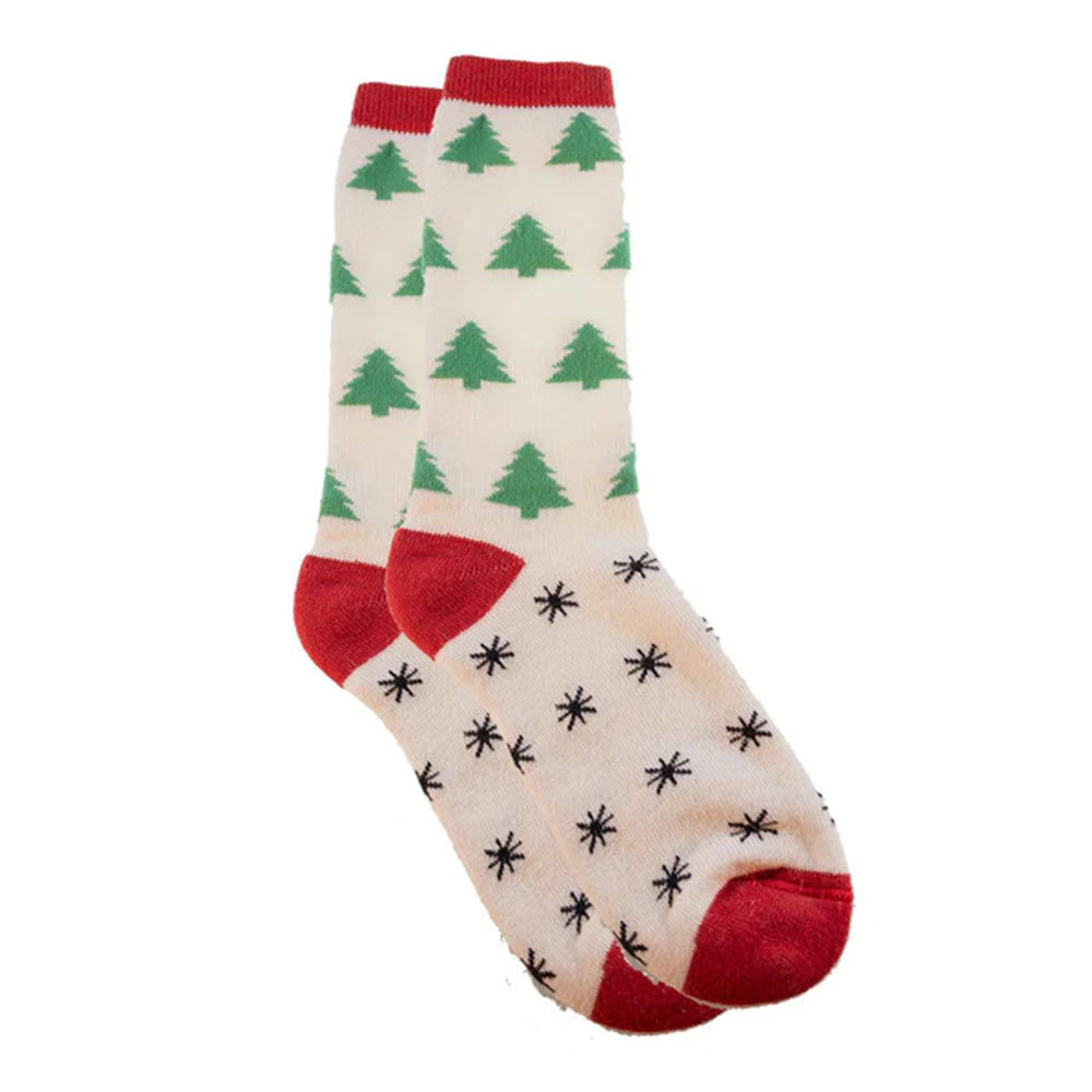 SNOWSTOPPERS ALPACA CREW SOCKS HOLIDAY TREE - KIDS