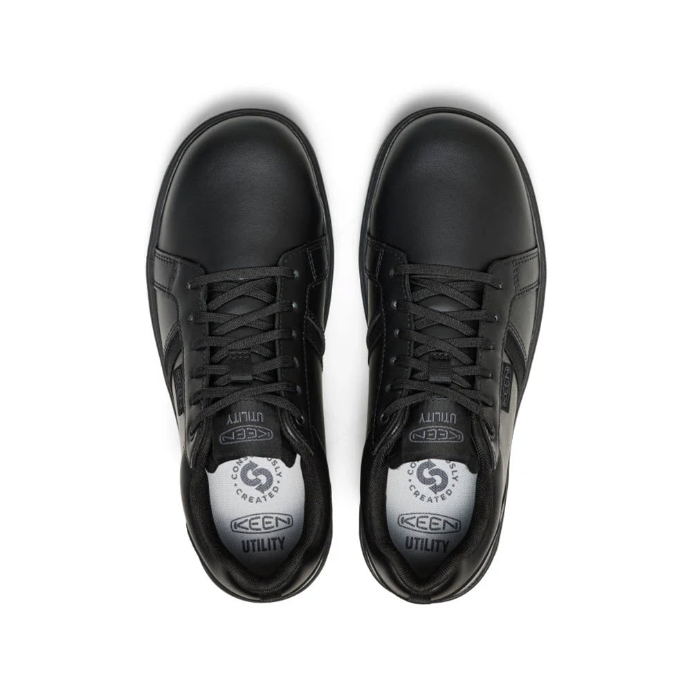 KEEN SLIP RESISTANT KENTON WTX OXFORD BLACK - MENS