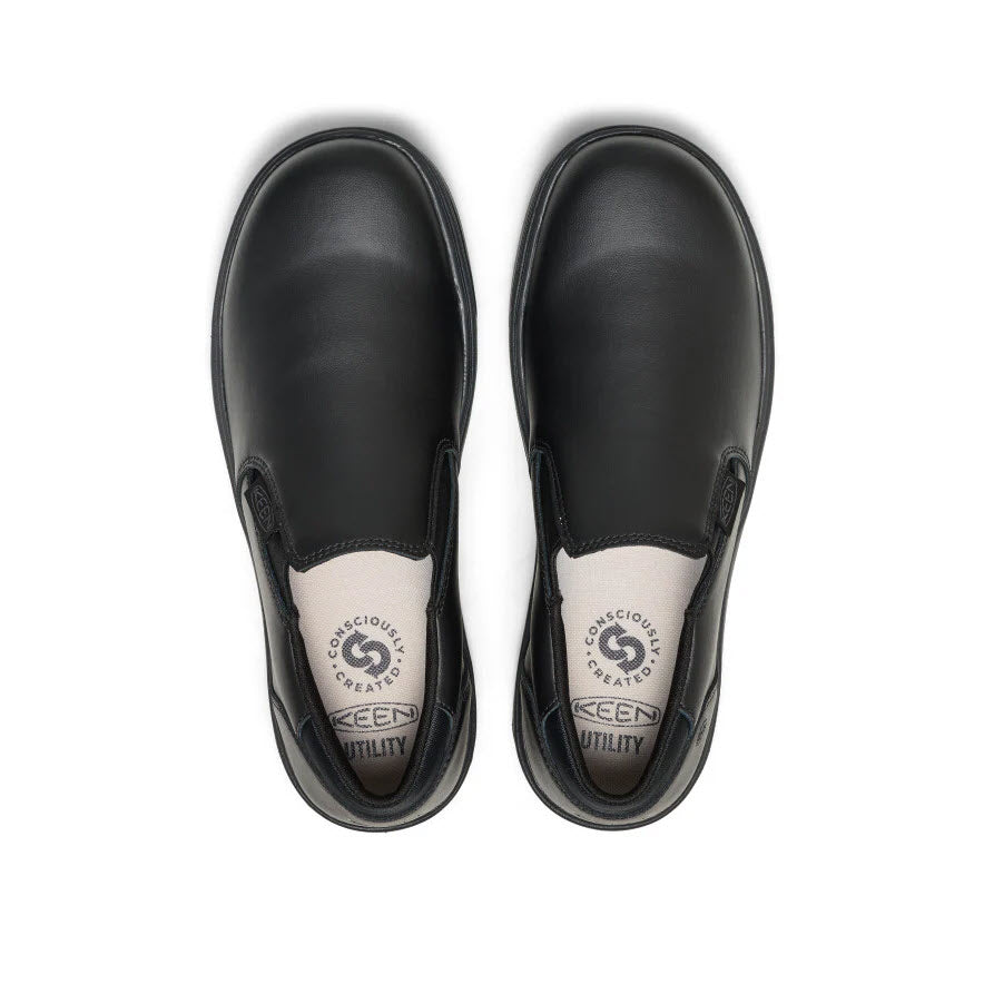 KEEN SLIP RESISTANT KENTON WTX SLIP ON BLACK - MENS