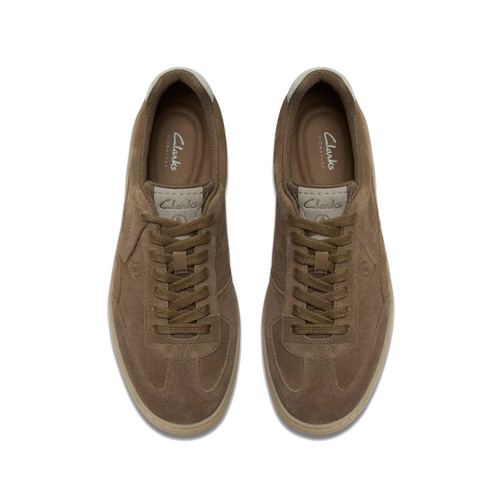 CLARKS RALLY ACE LACE OXFORD KHAKI COMBO - MENS