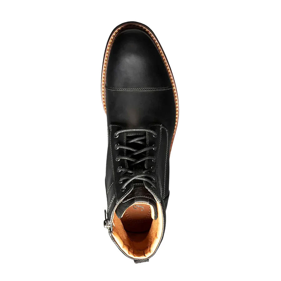 FLORSHEIM LODGE CAP TOE LACE UP BLACK - MENS