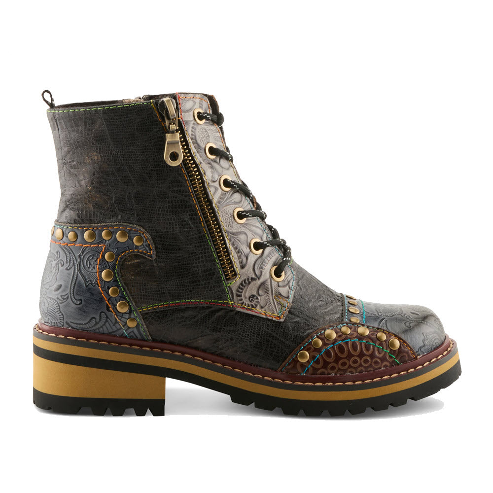 L'ARTISTE RUG UP SLATE MULTI - WOMENS