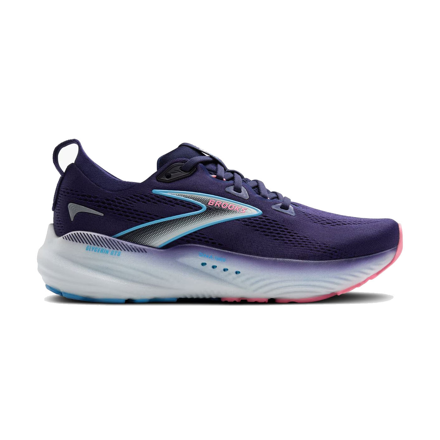 BROOKS GLYCERIN GTS 22 RIBBON/PEACOAT/DIANTHUS - WOMENS - Lamey