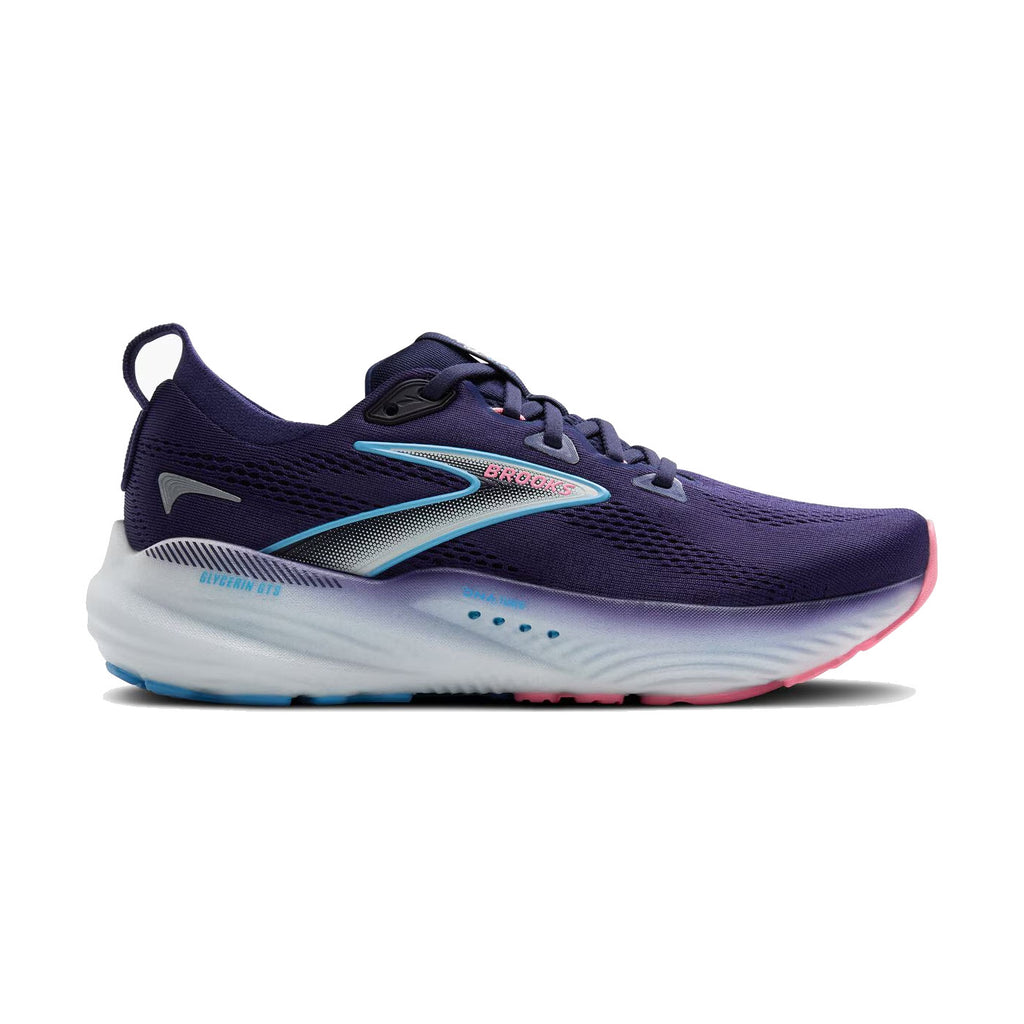 BROOKS GLYCERIN GTS 22 RIBBON/PEACOAT/DIANTHUS - WOMENS - Lamey