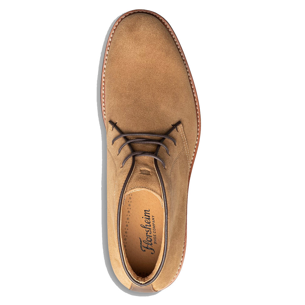 FLORSHEIM ANTHEM PLAIN TOE CHUKKA BOOT MOCHA - MENS