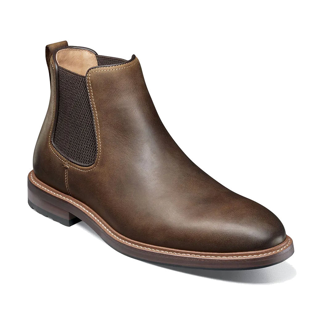 FLORSHEIM ANTHEM PLAIN TOE CHELSEA BOOT BROWN - MENS