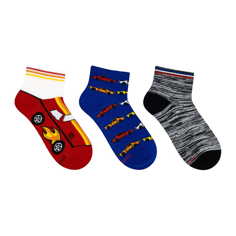 ROBEEZ RYDER MIX QUARTER SOCKS 3 PACK - KIDS
