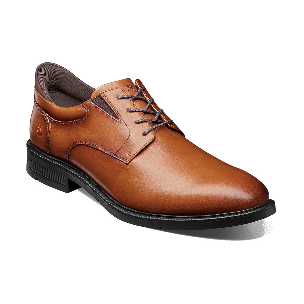 NUNN BUSH KORE EZ ICON CAP TOE OXFORD COGNAC - MENS