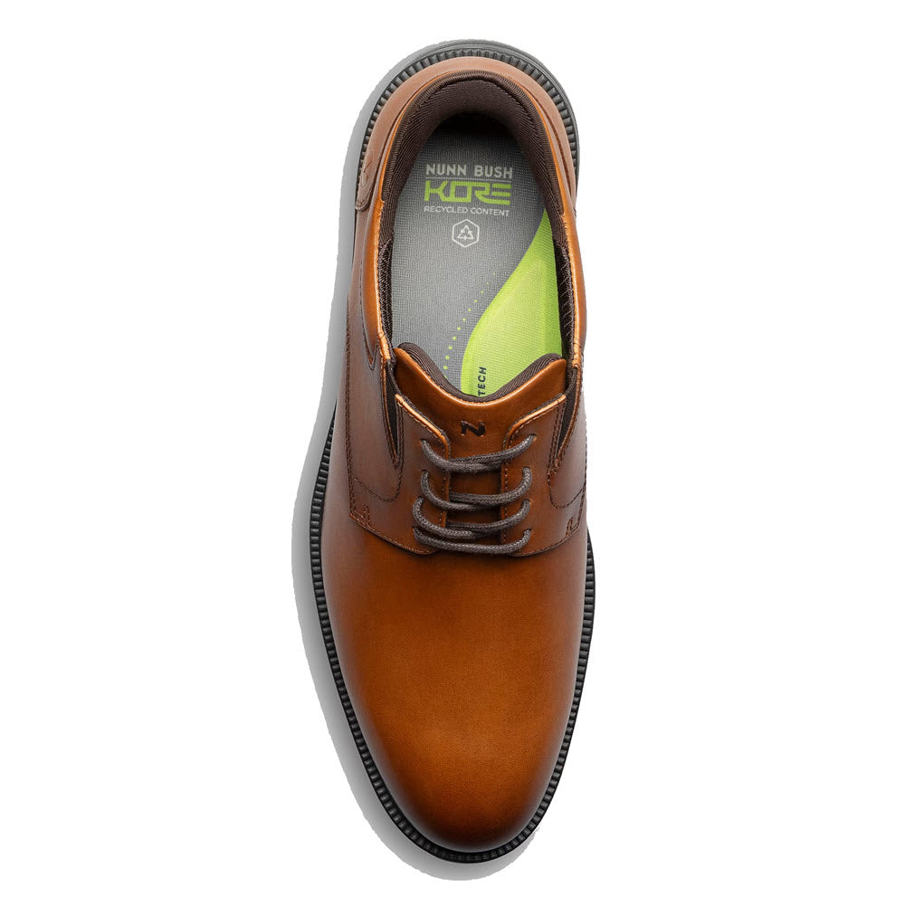 NUNN BUSH KORE EZ ICON CAP TOE OXFORD COGNAC - MENS - Lamey