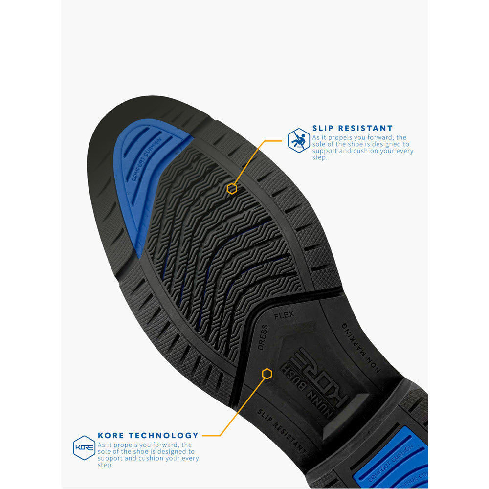 NUNN BUSH KORE EZ ICON CAP TOE OXFORD COGNAC - MENS