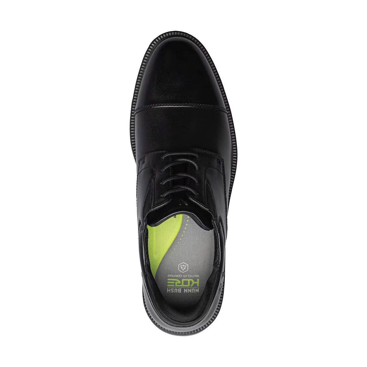 NUNN BUSH KORE EZ ICON CAP TOE OXFORD BLACK- MENS