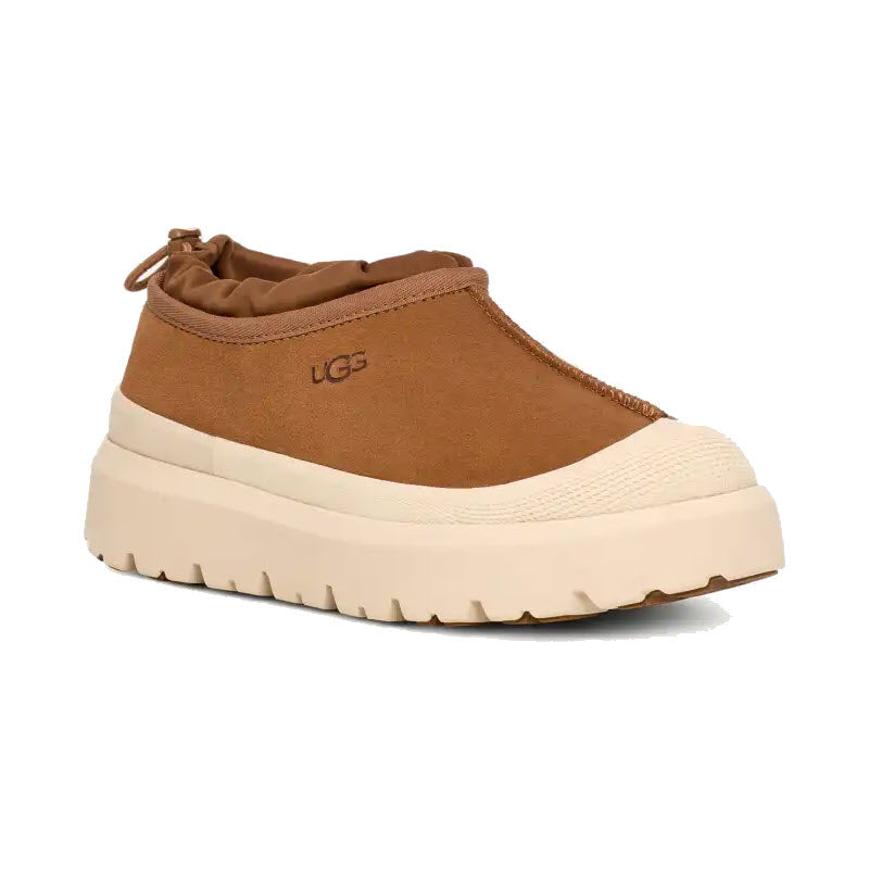 UGG TASMAN WEATHER HYBRID WATERPROOF SLIP ON SUEDE CHESTNUT - MENS