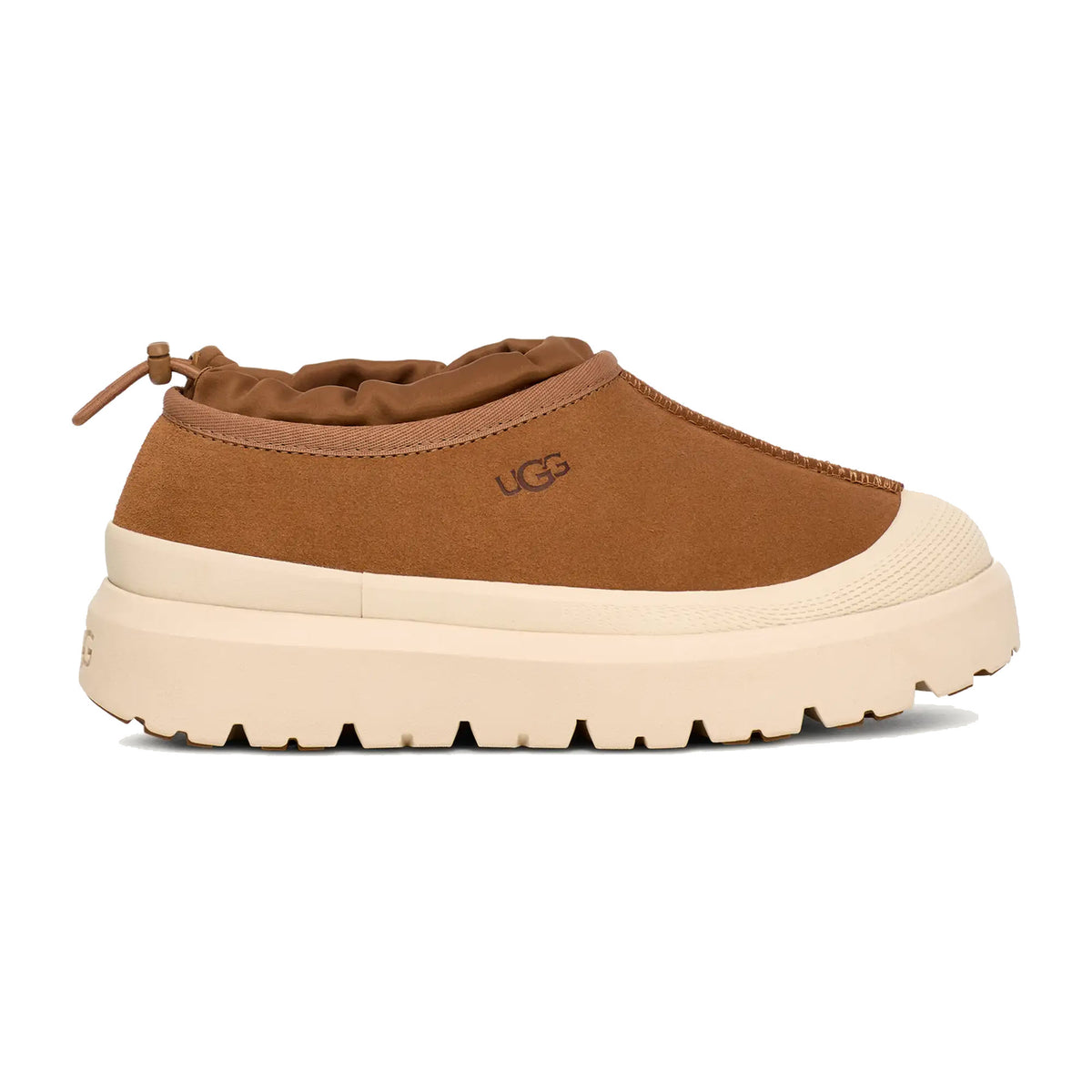 UGG TASMAN WEATHER HYBRID WATERPROOF SLIP ON SUEDE CHESTNUT - MENS