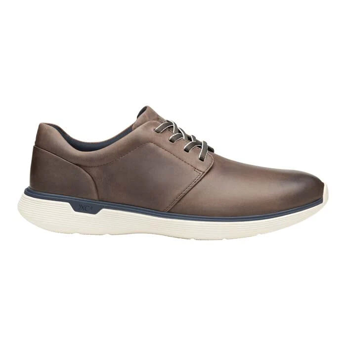 JOHNSTON & MURPHY XC4 PRENTISS PLAIN TOE LACE OXFORD STONE - MENS