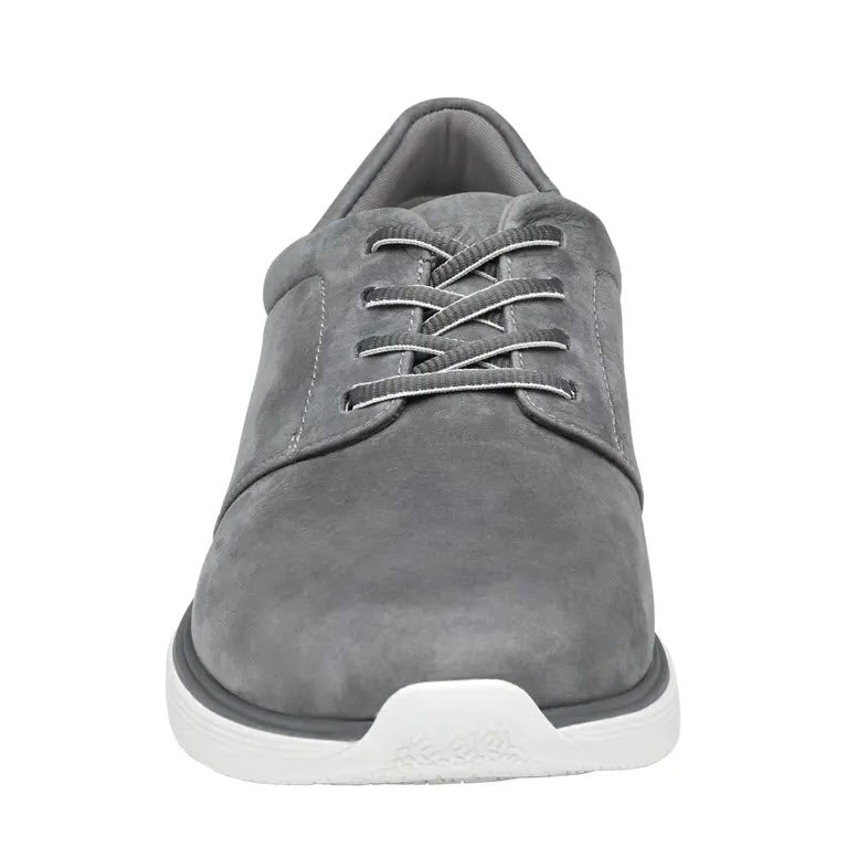 JOHNSTON & MURPHY XC4 PRENTISS PLAIN TOE LACE OXFORD GRAY - MENS