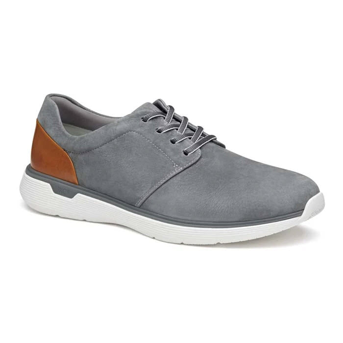 JOHNSTON & MURPHY XC4 PRENTISS PLAIN TOE LACE OXFORD GRAY - MENS