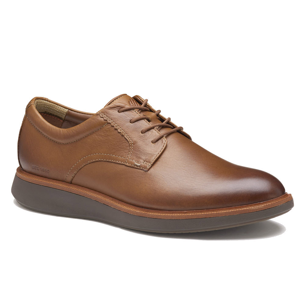 JOHNSTON & MURPHY XC+ PARKER PLAIN TOE OXFORD TAN - MENS