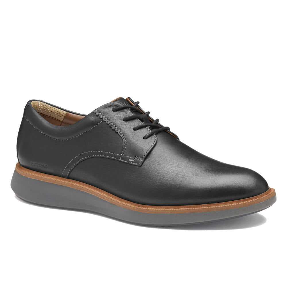 JOHNSTON & MURPHY XC+ PARKER PLAIN TOE OXFORD BLACK - MENS