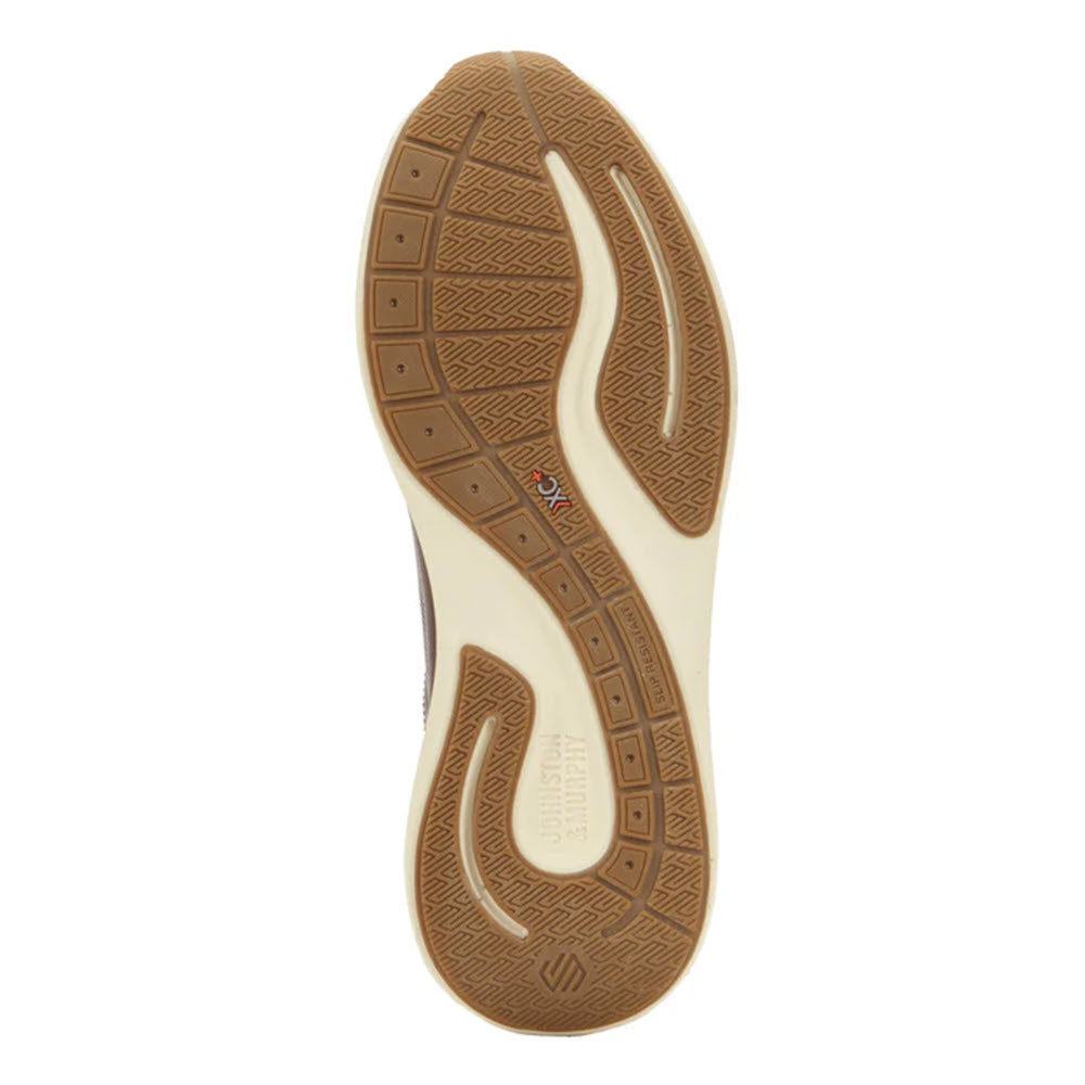 JOHNSTON & MURPHY XC+ DECLAN U THROAT WATERPROOF LACE OXFORD BROWN - MENS