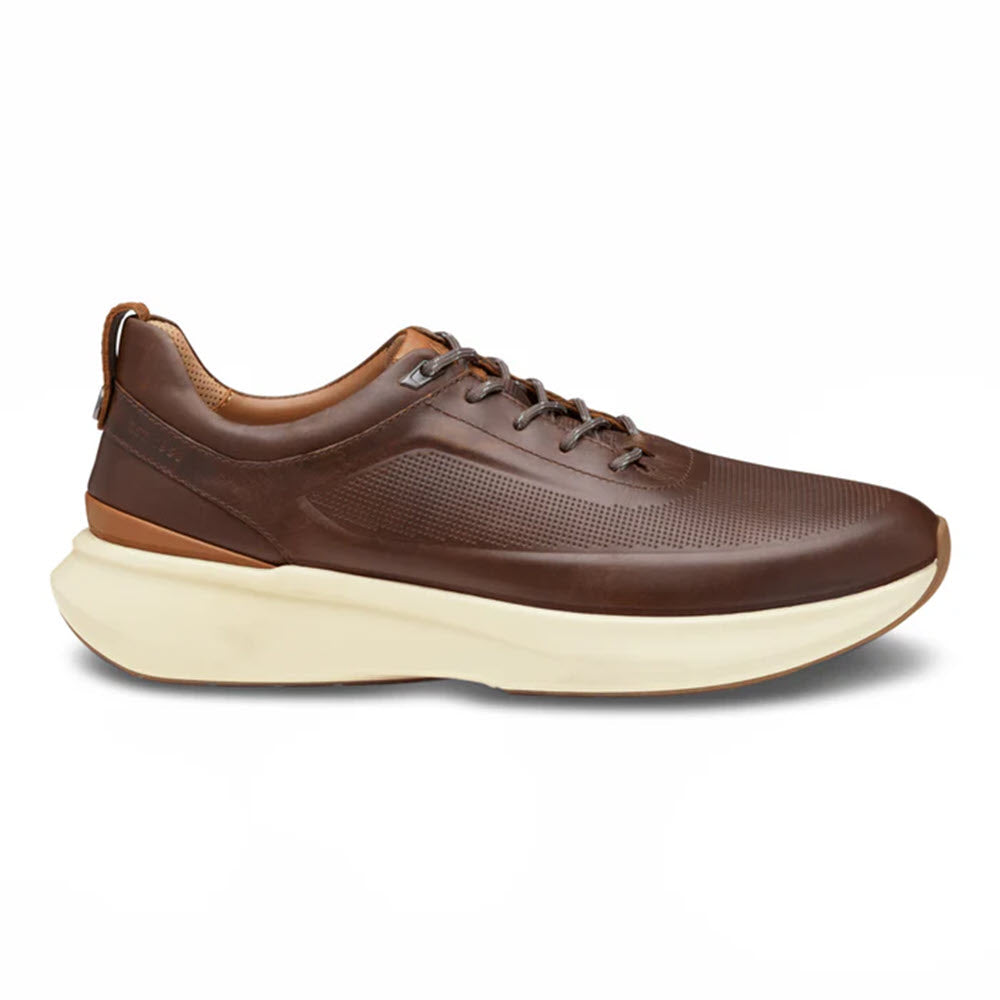 JOHNSTON & MURPHY XC+ DECLAN U THROAT WATERPROOF LACE OXFORD BROWN