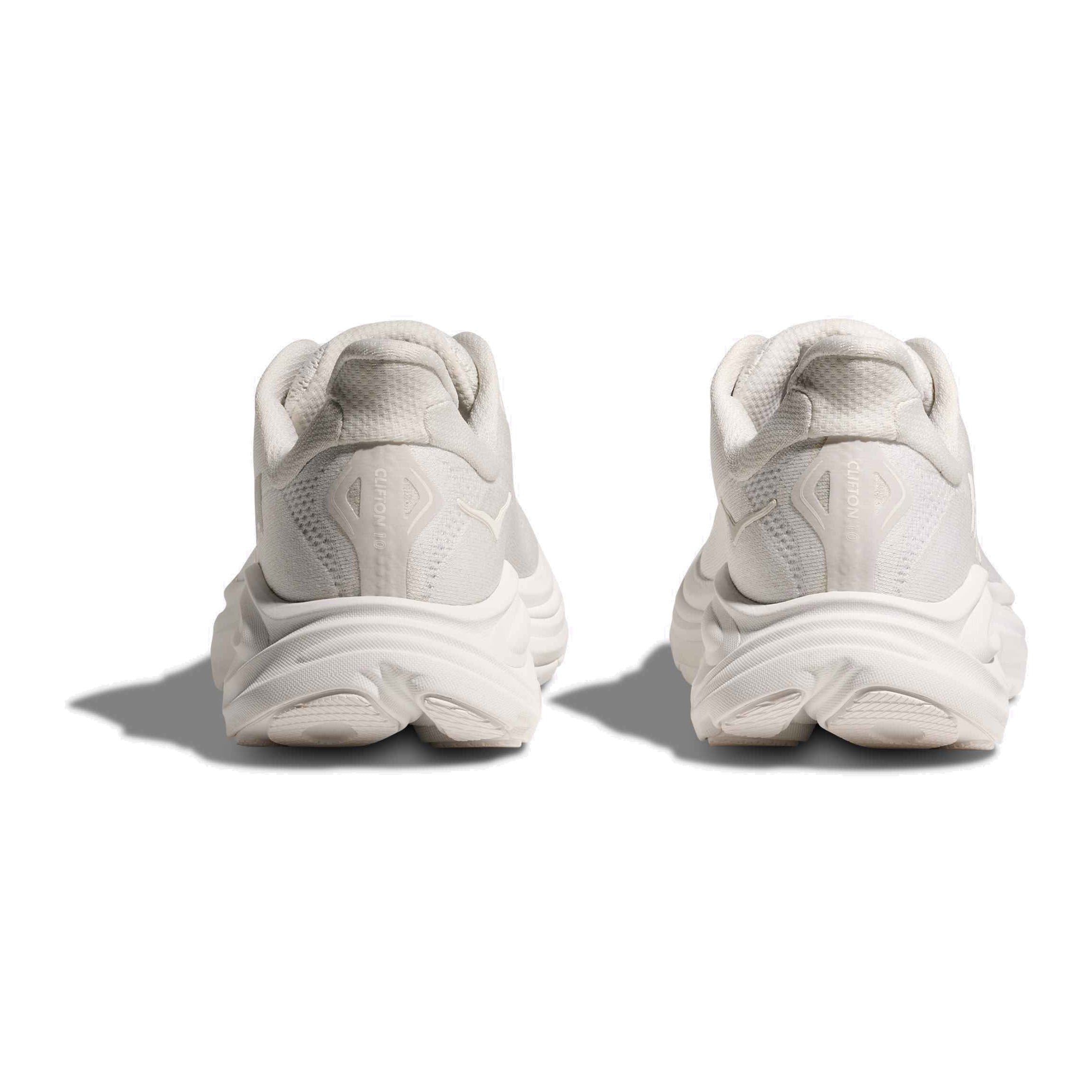 HOKA CLIFTON 10 WHITE/WHITE - WOMENS - Lamey Wellehan Shoes
