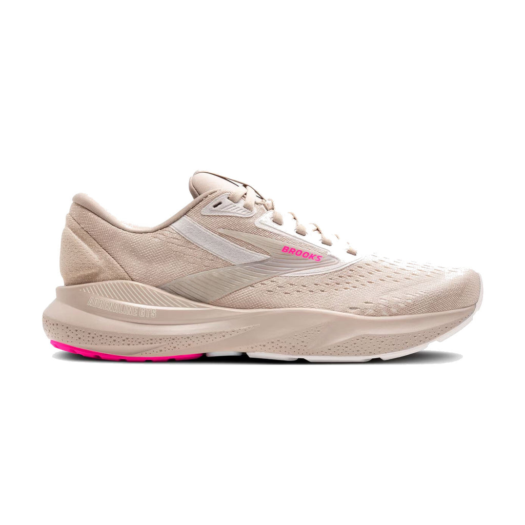 BROOKS ADRENALINE GTS 24 CHATEAU GREY/COCONUT/PINK - WOMENS