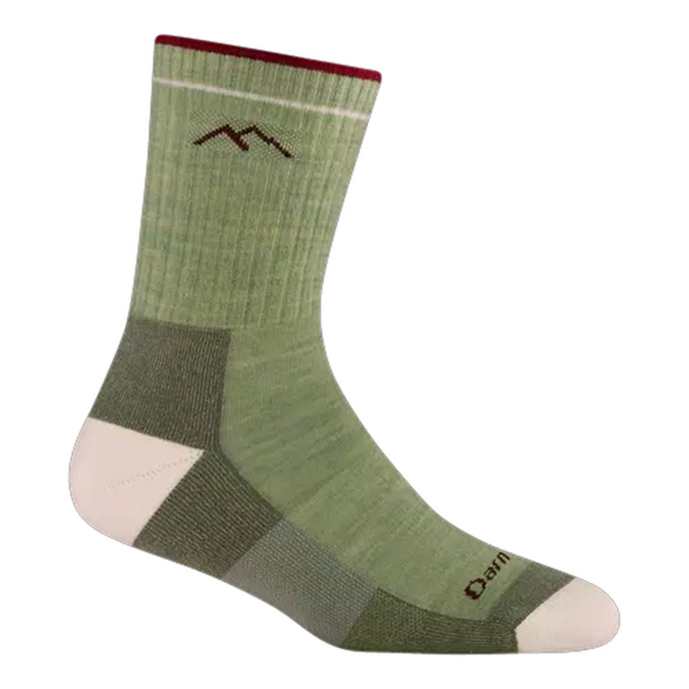 DARN TOUGH HIKER MICRO CREW SOCKS MINT - WOMENS