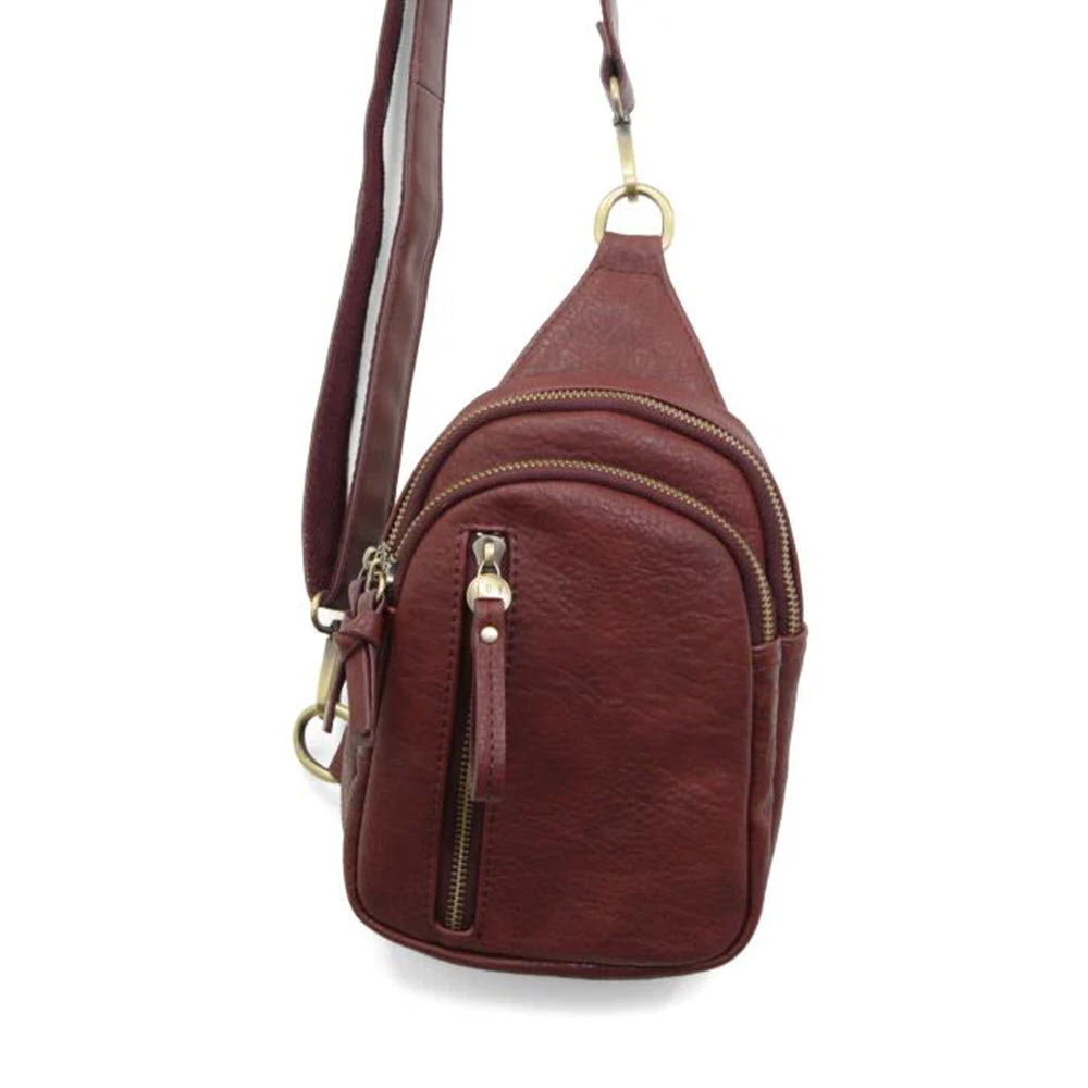 JOY SUSAN SKYLAR SLING BAG DARK CHERRY