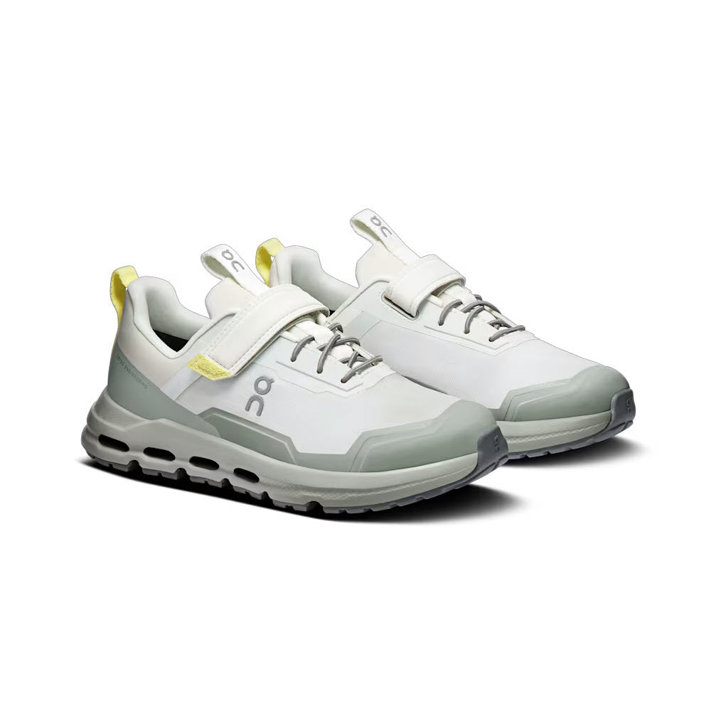 ON RUNNING CLOUD HERO WATERPROOF ICEBERG LIMELIGHT - KIDS