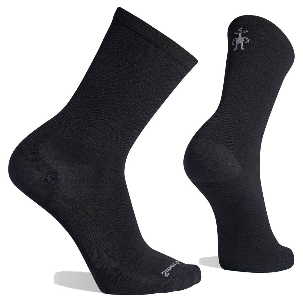 SMARTWOOL ANCHOR LINE CREW SOCKS BLACK - MENS